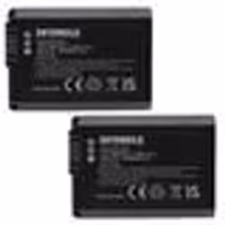 EXTENSILO 2x Batterie compatible avec Sony Alpha SLT-A33 SLT-A33L SLT-A33Y NEX-F3D NEX-F3K appareil photo reflex numérique