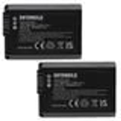 EXTENSILO 2x Batterie compatible avec Sony Alpha SLT-A33 SLT-A33L SLT-A33Y NEX-F3D NEX-F3K appareil photo reflex numérique