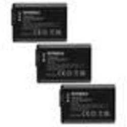 EXTENSILO 3x Batterie compatible avec Sony Cybershot DSC-RX10 Mark IV appareil photo reflex numérique (1050mAh 74V Li-ion)