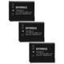 EXTENSILO 3x Batteries compatible avec Nikon Coolpix S3200 S3300 S3700 S3600 S3500 S33 appareil photo reflex numérique