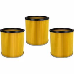 vhbw - the clever way Set de Cartouche Filtre pour votre aspirateur industriel, pour aspiration à sec ou humide - Finition su ...