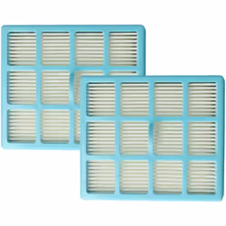 vhbw - the clever way Set de 2x filtre HEPA pour votre aspirateur, robot aspirateur ou nettoyeur vapeur - Gardez la puissance ...