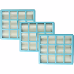vhbw - the clever way Set de 3x filtre HEPA pour votre aspirateur, robot aspirateur ou nettoyeur vapeur - Gardez la puissance ...