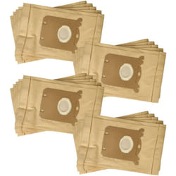 Vhbw - 20x Sacs compatible avec aeg p 5 Ergo, P5 power aspirateur - papier, 25,8cm x 16,2cm couleur sable