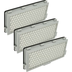 vhbw 3x filtre compatible avec Miele DIVDNI, DELPHI, Crystal, Green Magic, Comfort aspirateur - filtre HEPA d'évacuation H13