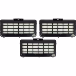 vhbw - the clever way Lot de 3x filtres HEPA pour votre aspirateur, robot aspirateur, aspirateur laveur ou aspirateur multi-u ...