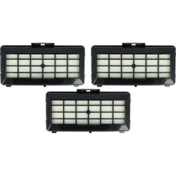 vhbw 3x filtre compatible avec Siemens VS07G2222/06, VS07G2222/11 aspirateur - Filtre HEPA contre les allergies