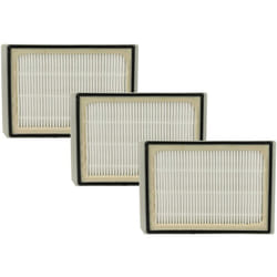 Vhbw - 3x Filtre compatible avec Kärcher vc 5200, vc 5300, sv 1902, sv 7, sv 1905, sv 7 (white) aspirateur - Filtre hepa contre les allergies