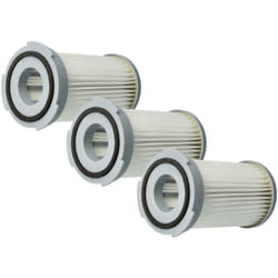 Vhbw - 3x Filtre compatible avec Electrolux zti 7630, zti 7635, zti 7647, zti 7650 aspirateur - filtre de sortie d'air, blanc