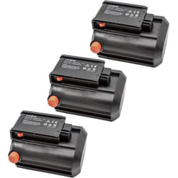 Vhbw - 3x Batteries remplacement pour Gardena 9840-20, BLi-18, 9839-20 pour tondeuse (1500mAh, 18V, Li-ion)