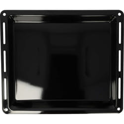 Plaque de four compatible avec Ikea 202.181.83 ovn 918 w ik Four - 44,5 x 37,5 x 4,4 cm, anti-adhésif, émaillée, noir - Vhbw