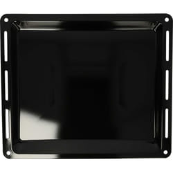 Plaque de four compatible avec Ikea 302.181.68 ov D40 an ik Four - 44,5 x 37,5 x 3,5 cm, anti-adhésif, émaillée, noir - Vhbw