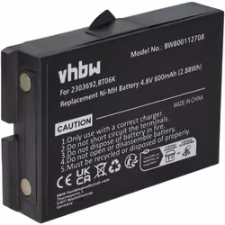 vhbw - the clever way - Batterie de rechange de haute qualité avec une grande autonomie et compatible avec votre telécommande ...