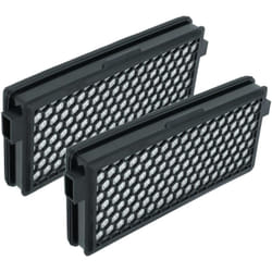 Vhbw - 2x filtre compatible avec Miele Argento, Artico, Amaranth, Ambiente, Blue Magic 2000 aspirateur - filtre à charbon actif hepa noir / blanc