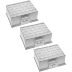 3x filtre compatible avec Siemens VSZ3XTRM11/03, VSZ3XTRM/03, VSZ3GP12CH/03, VSZ3XTRM1/03 aspirateur - filtre d'évacuation hepa blanc - Vhbw