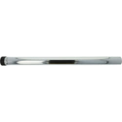 Vhbw - Tube d'aspirateur universale compatible avec Makita VC2512L, VC3011L, VC3511L aspirateur - raccord 35 mm, 50 cm, noir / argenté