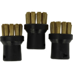 Vhbw - 3x brosse arrondie compatible avec Kärcher sc 1.050, sc 1.040, sc 1.035 b, sc 1.030, sc 1.025, sc 1.030 b nettoyeur vapeur - Brosse à vapeur