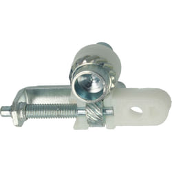 Vhbw - Tendeur de chaîne compatible avec Stihl ms 251, ms 250 Tronçonneuse - par le côté, plastique / fer, 27 g blanc / argenté
