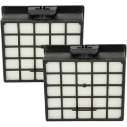2x filtre compatible avec Siemens Synchropower vs 06 g 2411/03, vs 06 g 2030/02, vs 06 g 2030/03 aspirateur - filtre hepa noir / blanc - Vhbw