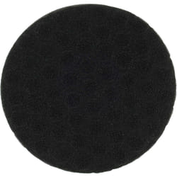 Eponge de polissage compatible avec Black & Decker ponceuses excentriques et à vibration - 15 cm diam. de travail, noir / blanc - Vhbw