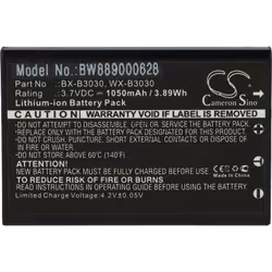 vhbw - the clever way - Batterie de rechange de haute qualité avec une grande autonomie et compatible avec votre microphone ( ...