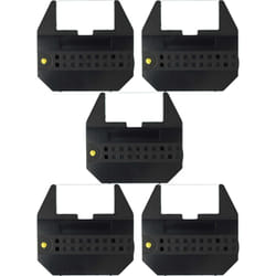 Vhbw - 5x Ruban encreur d'écriture compatible avec Olivetti pt 506, pt 505 sp, pt 506 Plus, pt 506 sp machine à écrire - noir