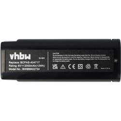 Vhbw - Batterie compatible avec Paslode Impulse IM250ALi, IM250 Li, IM250S, IM250-F1611 outil électrique, cloueur pneumatique (2000 mAh, NiMH, 6 v)