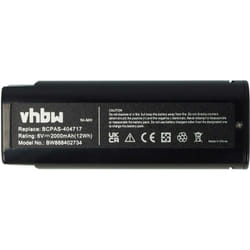 Vhbw - Batterie compatible avec Paslode Impulse IM325, IM300, IM300Li, IM325/80 ctq outil électrique, cloueur pneumatique (2000 mAh, NiMH, 6 v)