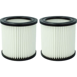 vhbw 2x Cartouche filtrante compatible avec Nilfisk Buddy II 18, II 18 Inox aspirateur - Filtre pour particules fines