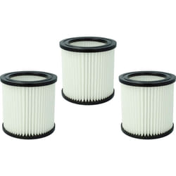 3x Cartouche filtrante compatible avec Nilfisk Buddy ii 18, ii 18 Inox aspirateur - Filtre pour particules fines - Vhbw