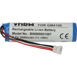 Vhbw - Batterie compatible avec Datalogic Gryphon GBT4400, GBT4430, GM4100, GM4130, GM4400, GM4430 scanner de code-barre pos (3000mAh, 3,7V, Li-ion)