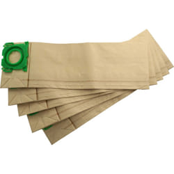 Vhbw - 5x Sacs remplacement pour Sebo 6629ER, 6629, 6629 am pour aspirateur - papier, 41,1cm x 13,2cm marron