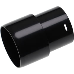 Vhbw - Adaptateur pour tuyau 58 mm compatible avec Rowenta Aquavac, Ghibli, Sorma, Bully aspirateur - Raccordement du tuyau, noir