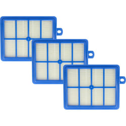 Vhbw - 3x Filtre compatible avec aeg Air Max acx 6206, 6207, 6208, 6209, 6210, 6204 aspirateur - filtre de sortie d'air, blanc / bleu