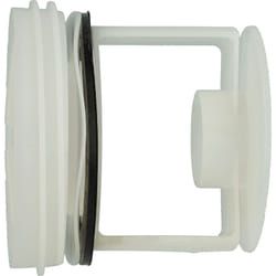 Filtre à peluches (avec joint de porte) Machines à laver compatible avec Whirlpool wtls 60912, wtls 65712, wtls 65912, wtls 66812, wtls 66912 - Vhbw