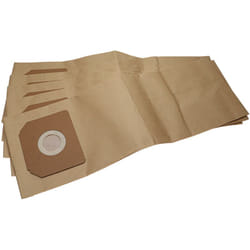 5x Sacs compatible avec Bosch gas 35, gas 35 afc, gas 35 l, gas 35 m, gas 35 h afc aspirateur - 56cm x 20cm marron - Vhbw