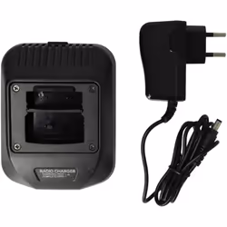 vhbw - the clever way Chargeur de haute qualité pour batterie d'appareils radio - Nombre d'emplacements de charge : 2 - L'ali ...