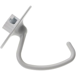 Crochet pétrisseur compatible avec KitchenAid Artisan 5KSM185PSEFT, 5KSM185PSEER robot culinaire - Pale, 14,5 x 12 cm, aluminium blanc - Vhbw