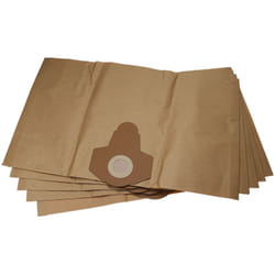 vhbw 5x Sacs compatible avec Parkside PNTS 1400 H4 - IAN 322475 aspirateur - papier, 38,5cm x 26cm marron
