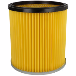 vhbw - the clever way Filtre plissé compatible pour votre aspirateur industriel, pour aspiration à sec ou humide - Finition s ...