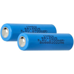 2x Piles au lithium ER14505 compatible avec Viessmann Trimatik, Trimatik 2 - Piles spéciales (2700mAh, 3,6V, Li-SOCl2) - Vhbw