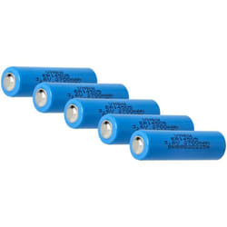 vhbw 5x Piles au lithium ER14505 compatible avec Viessmann Trimatik, Trimatik 2 - Piles spéciales (2700mAh, 3,6V, Li-SOCl2)