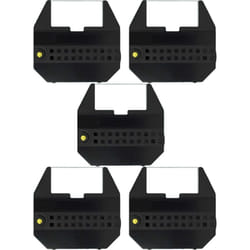 Vhbw - 5x Ruban encreur d'écriture compatible avec ta Junior Electronic machine à écrire - noir