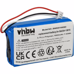 vhbw - the clever way - Batterie de rechange de haute qualité avec une grande autonomie et compatible avec votre collier de d ...