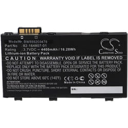 Vhbw - Batterie remplacement pour Zebra BTRY-RF85-44MA1-01, BTRY-TC55-29MA1-01 pour ordinateur mobile pda scanner (4400mAh, 3,7V, Li-ion)