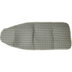 Housse de table de repassage compatible avec Kärcher sc 1502, sc 1502 b, sc 1702, sc 1702 b planche à repasser active blanc / jaune - Vhbw