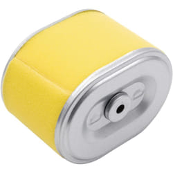 vhbw Filtre de rechange avec préfiltre remplacement pour Oregon 30-404 pour tondeuse à gazon - 10 x 7,4 x 6,9cm argenté/jaune