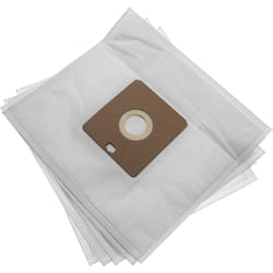 Vhbw - 5x Sacs compatible avec Nilfisk gm 60, Go, One aspirateur - microfibres non tissées, 24,7cm x 27cm blanc