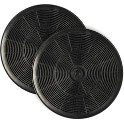 vhbw 2x Filtres à charbon actif compatible avec Gorenje 1GOD3A, DAH301HV, DAH301RF, DAH510W, DF612E, DF612W, DF622E, DF622N hotte aspirante - 23 cm