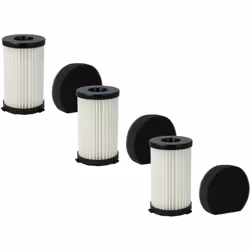 vhbw - the clever way Set de 3x filtre HEPA pour votre aspirateur, robot aspirateur ou nettoyeur vapeur - Filtre les poussièr ...